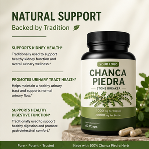 <span class=keywords><strong>Chanca</strong></span> <span class=keywords><strong>Piedra</strong></span> Natural en Cápsulas, Suplemento Dietético Herbal, Apoya la Salud Renal, el Tracto Urinario y la Función Digestiva - Product Image 3