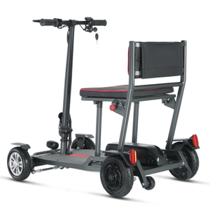 Scooter Eléctrico Certificado CE de 4 Ruedas, Motor de 36V 300W, Alcance de 25KM, Diseño Plegable, Batería de Litio, Seguro para Personas Mayores - Product Image 4