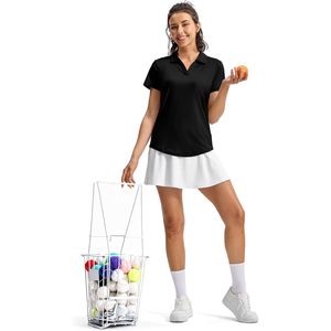 Polo de Golf para Mujer, Manga Corta, Cuello en V, Secado Rápido, Transpirable, Ligero, Deportivo - Product Image 6