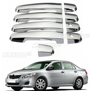 ฝาครอบมือจับประตูรถยนต์โครเมียม ABS 9 ชิ้น สำหรับ Toyota Camry, RAV4, Toyota Yaris, Corolla ปี 2003-2011 อะไหล่ตกแต่งภายนอกรถยนต์ - Product Image 2