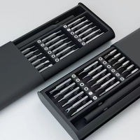 Juego de Destornilladores Magnéticos de Precisión Profesional 24 en 1, Acero Industrial, Duradero, Adaptador Extensible, OEM, 3 Años de Garantía