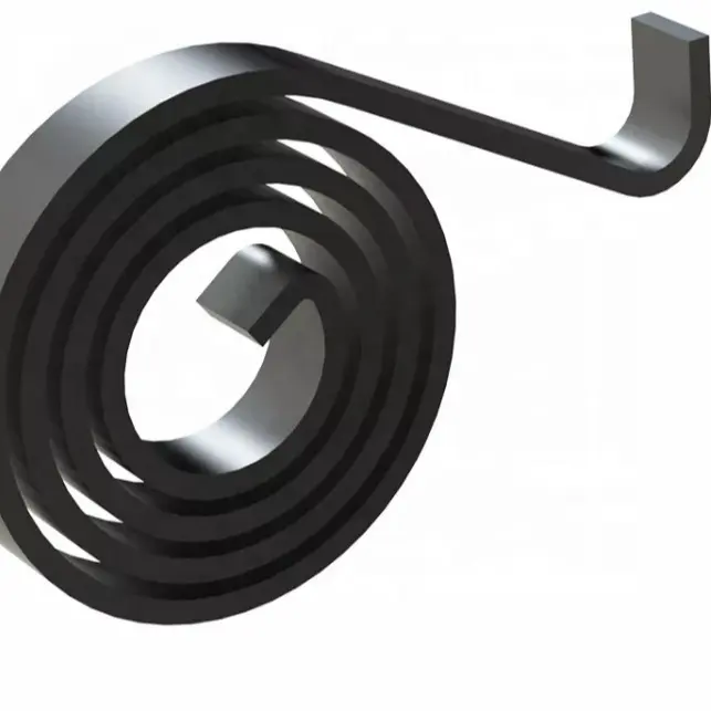 OEM custom steel metal coil constant force flat spiral spring for goods shelf