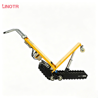 Chariot monte-escaliers électrique portable 400 kg max. Capacité de charge réglable, angle de travail ajustable, cadre en acier thermolaqué, service OEM