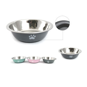 Gamelle pour animaux de compagnie Yommy, forme arrondie, acier inoxydable, 11 cm, base antidérapante, pour chiens et chats - Product Image 5