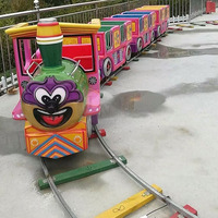 Kereta Listrik Ant untuk anak-anak harga murah perdagangan Worm Park Ride Funfair mesin untuk Ant jalur listrik kereta api