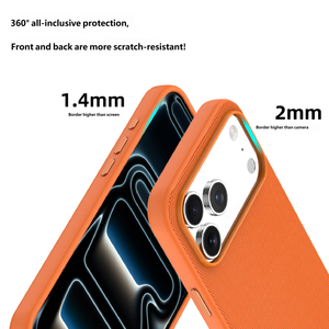 Étui de protection magnétique en tissu technique pour iPhone 17 16 15 Pro Max avec cache-bouton d'appareil photo - Product Image 2