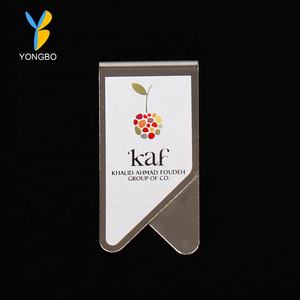 プロモクリッププロモーションさまざまな種類環境に優しい金属紙クリップカスタムロゴ - Product Image 3