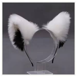 Lolita <span class=keywords><strong>Cat</strong></span> Ears عقال Bowknot تأثيري زي حزب إكسسوار لأنيمي الأحداث لعصابات الرأس - Product Image 5