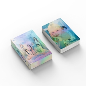 KPOP Idol 55 unids/caja IVE 2024 Saludos DE LA TEMPORADA Laser Photocard Holographic Lomo Card Photo Card - Product Image 3