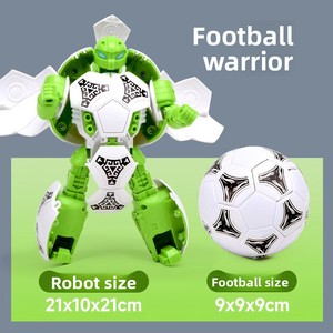 MingXiang Cross-border Basketball &amp; <strong>Football</strong> Deformation <strong>Robot</strong> Warrior Police Metal Model Toy for Boys Ages 8-13 - Product Image 4