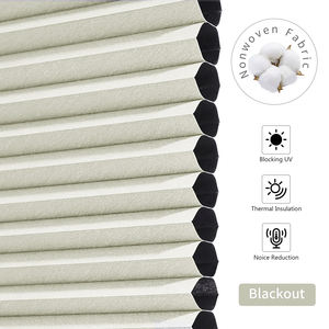 ستائر خلوية فاخرة من ZSTARR بعرض 1 بوصة، فلتر للضوء وحاجب للضوء بدون حبال، ستائر خلوية على شكل خلية النحل لغرف الأطفال - Product Image 4