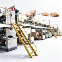 Oray Doppelwandige 5-Lagige AB-Flöte Automatische Verbindung Energiesparende Schlüsselfertige Verpackungsanlage Wellpappe-Produktionslinie