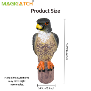 En stock : Répulsif d'aigles réaliste en plastique PE durable avec tête rotative à 360° à entraînement éolien pour jardin <span class=keywords><strong>potager</strong></span> domestique - Product Image 2