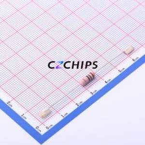 Resistencia de Óxido Metálico MO1WS-15ohm 5%-2T52 de Montaje Pasante (THT), Componente de Orificio Pasante, D3.5xL9mm, 15 Ohm, 5%, 350V - Product Image 2