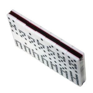 Juegos de dominó 28 azulejos preescolar educativo niños <span class=keywords><strong>jugar</strong></span> juguete dominó acrílico dominó para niños - Product Image 3
