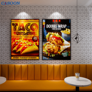 Offre Spéciale de cinéma LED signe <span class=keywords><strong>affiche</strong></span> boîte à lumière motif carré - Product Image 3