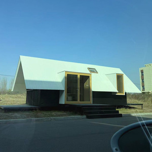 Cabane forestière modulaire à assembler, transport simple, maison triangulaire mobile pratique, hébergement B&B - Product Image 3