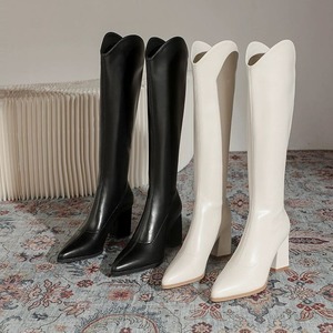 รองเท้าบูทแฟชั่น<span class=keywords><strong>ส้น</strong></span>กลางแบบใหม่สำหรับผู้หญิง รองเท้าบูทแขนยาวสำหรับฤดูหนาว รองเท้าบูทสั้นทรงโกธิคแบบหนา - Product Image 4