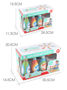 Ensemble de jeu de bowling d'intérieur pour enfants, quilles de bowling <span class=keywords><strong>en</strong></span> <span class=keywords><strong>mousse</strong></span> PU solide avec numéros, grand design de dessin animé OEM ODM - Product Image 5
