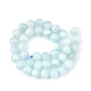Gros Jade Oeil de Tigre Améthyste Tourmaline Lave Agate Perles Cristal Naturel Pierre Précieuse Perles pour la Fabrication de Bijoux 4-12mm