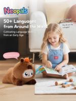 Robot Compagnon IA, Poupée Parlante Multilingue pour l'Apprentissage des Enfants, Contes, Conversations Vocales, Cadeau Familial, Robot IA