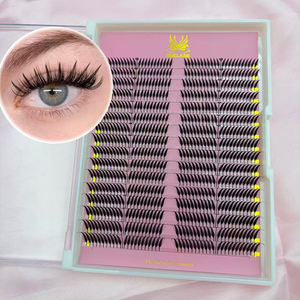Extensiones de Pestañas de Anime con Diseño Nuevo, Pestañas de Anime Pre-fabricadas con Forma de Espiral, Bandejas de Pestañas de Anime Suaves y Esponjosas - Product Image 2