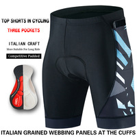 Short de cyclisme rembourré pour homme Pantalon d'équitation pour vélo Vêtements de cyclisme Collants de cyclisme