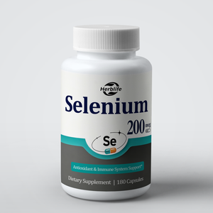 แคปซูลซีลีเนียม OEM ODM แบรนด์ส่วนตัว 200mcg เซเลโนเมไทโอนีน สารต้านอนุมูลอิสระและเสริมสร้างภูมิคุ้มกัน อาหารเสริมวีแกน 180 แคปซูล - Product Image 1