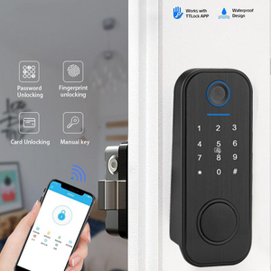 Ttlock Tuya Smart Biometrische Beide Zijden Dubbele Vingerafdruk Elektronische Poort Deurslot Digital Key Ic Card Unlock - Product Image 5