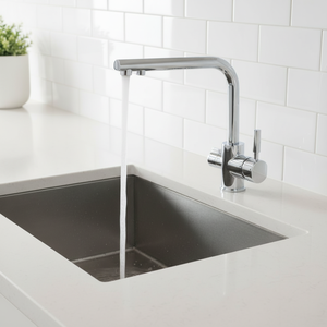 <span class=keywords><strong>Robinet</strong></span> de cuisine en laiton avec filtre, mitigeur <span class=keywords><strong>eau</strong></span> chaude et froide, <span class=keywords><strong>robinet</strong></span> d'évier de cuisine trois voies avec filtre à <span class=keywords><strong>eau</strong></span> potable - Product Image 2