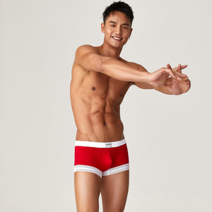 Calzoncillos Bóxer ajustados de seda helada de nailon para hombre de buena calidad con diseño original, pantalones cortos ajustados con logotipo personalizado, ropa interior transpirable informal para adolescentes y niños - Product Image 3
