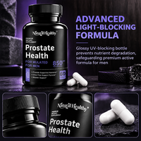 Capsules OEM pour la santé de la prostate chez l'homme, complexe de palmier nain, complément botanique pour la vitalité masculine, soutien de la vessie et du flux urinaire