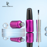 En stock – Flacon de vernis à ongles UV de luxe 13 ml, pot en verre pour huile corporelle et cosmétiques, avec pinceau