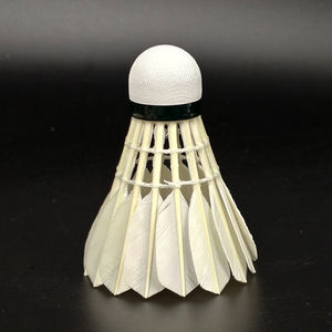 DunRun <span class=keywords><strong>DR</strong></span>-11 Yüksek Kaliteli İyi Uçuş Özellikli Ağartılmış Kaz Tüyü Badminton Topu Üreticisi Çin'de Fabrika Fiyatı - Product Image 5