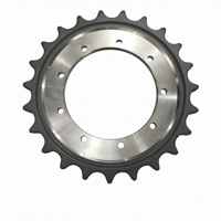Roue de chenille pour excavatrice, grue, chargeuse – Taille personnalisable, pièces de châssis de remplacement robustes, garantie 1 an