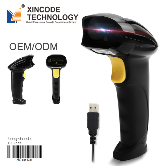 High Performance X-9300 1D Wired Laser Barcode Scanner for Logistics