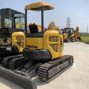 Prix d'usine Komatsu Mini-pelle japonaise PC35MR Moteur et pompe à composants hydrauliques sur chenilles d'occasion de 3 tonnes à vendre - Product Image 2