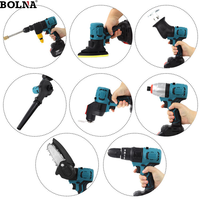Boîte à outils d'électricien, kit combiné de réparation automobile, perceuse sans fil, batterie
