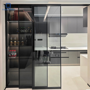Portes coulissantes OPK Perfect Slim Frame, profil en aluminium, <span class=keywords><strong>porte</strong></span> <span class=keywords><strong>de</strong></span> séparation pour salon - Product Image 3