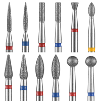 Forets à ongles en acier inoxydable KADS de haute qualité, grain F/C/M, pour le nettoyage des cuticules, le polissage des ongles, manucure professionnelle