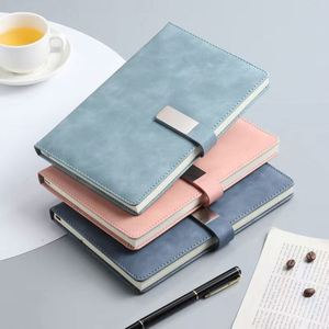 Carnet A5 personnalisé de haute qualité avec stylo, journal promotionnel, cahier d'exercices, reliure à chevalet, couverture en cuir - Product Image 6