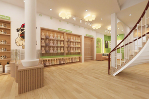 Meubles pour animaleries, comptoirs d'exposition en bois sur mesure, écologiques, imperméables, recyclables, durables, vitrines LED, équipements de vente au détail - Product Image 2