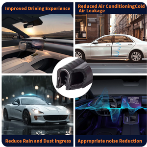 אטם גומי לדלת רכב עמיד בפני מזג אוויר, אטום לרעש וניתן להתאמה אישית לדגמי רכב - Product Image 2