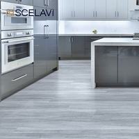 Luxe Cliquez Verrouillage PVC SPC Étanche Planche Ignifuge LVT Sec Retour Sec Valinge Gym Intérieur Application