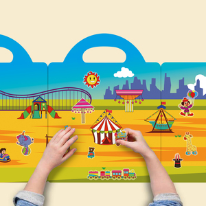 Libros de pegatinas interactivos, reutilizables e impermeables para niños, juguete de viaje perfecto para niños y niñas, para padres y niños pequeños - Product Image 3