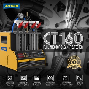 เครื่องทดสอบหัวฉีดน้ำมันเชื้อเพลิง <span class=keywords><strong>AUTOOL</strong></span> <span class=keywords><strong>CT160</strong></span> 220V 4 สูบ พร้อมฟังก์ชั่นทำความร้อน สำหรับน้ำมันเบนซิน  แบบอัลตราโซนิก  ของแท้จากโรงงาน - Product Image 4