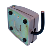 Interrupteur à pédale momentané 1NO 1NC 10A 250V avec câble de 2m, boîtier en plastique pour le contrôle des machines industrielles