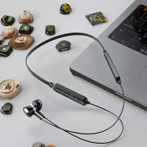 Großhandel Günstige TWS Nackenbügel-Kopfhörer Kabellos Digitale Anzeige IPX4 Wasserdicht BT 5.1 LED-Batterie Sport-Kopfhörer 1 Dollar - Product Image 4