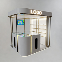 Benutzer definierte High-End-Parfüm Display Möbel Glas abschließbare Schrank Duft Store Retail Display Moderne Parfüm Kiosk