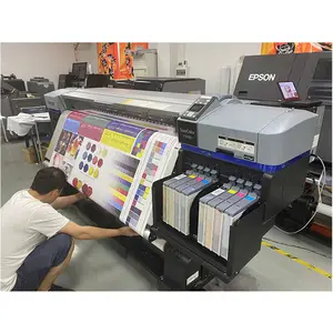 Printer inkjet bekas Eps SureColor F9380 64 inci printer sublimasi negara baik untuk pakaian